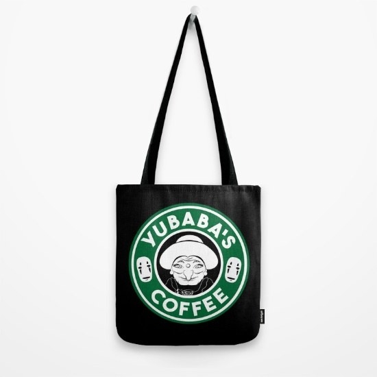 This tote that sells the right kind of drink: Yubaba's coffee.