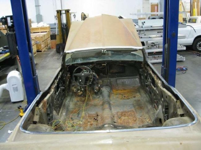 It became clear that transforming this aging Cadillac wasn't going to be an easy task.