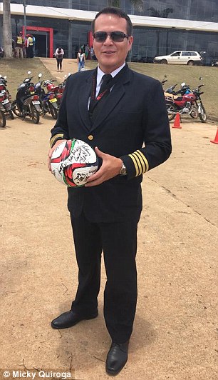 Micky Quiroga, pilot of the plane, which crashed