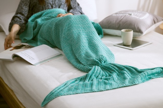 A mermaid blanket that you'll want to make part of your world.
