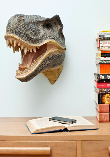 A giant dinosaur head to mount on your walls because they're looking pretty dull, tbh.