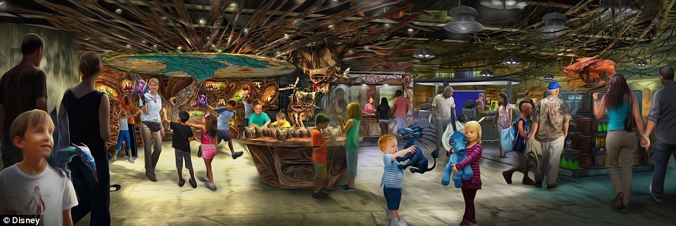 At Windtraders (pictured here), travelers will be able to find Na'vi cultural items, toys, science kits and more