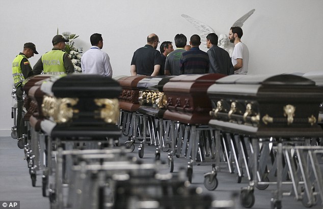 The plane crashed on Tuesday on its way to the Copa Sudamericana cup final against Atletico Nacional of Medellin. They joined Manchester United, Torino and the Zambian national team as football teams who have suffered air crash tragedies
