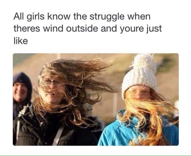 The windy-day struggle: