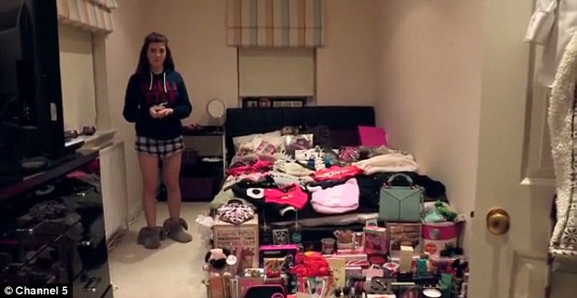 Her daughters told Channel 5 they love being showered with gifts – even though they are still yet to use some of the presents they were given last year
