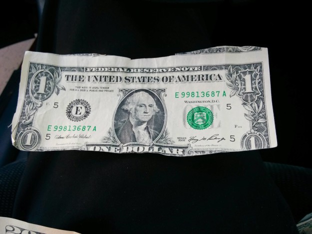 This dollar bill: