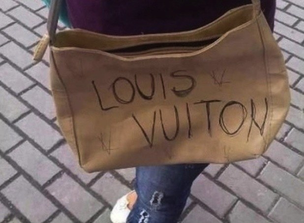 This luxury handbag: