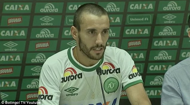 Ruschel was sitting near the back of the plane when club director Cadu Gaucho asked him to move on the journey to play in the Copa Sudamericana final