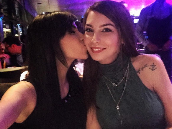 This is 25-year-old law student Jessica Rodriguez and her fiancé, Chelsea Miller, a 26-year-old full-time nanny and student. The two met on Tumblr, have been together for over four years, and now live in Chicago.