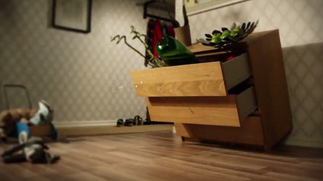 Danger: Ikea released an awareness-raising video in 2015 featuring a Malm (pictured), which was liable to tip over, but it only recalled the items six months ago