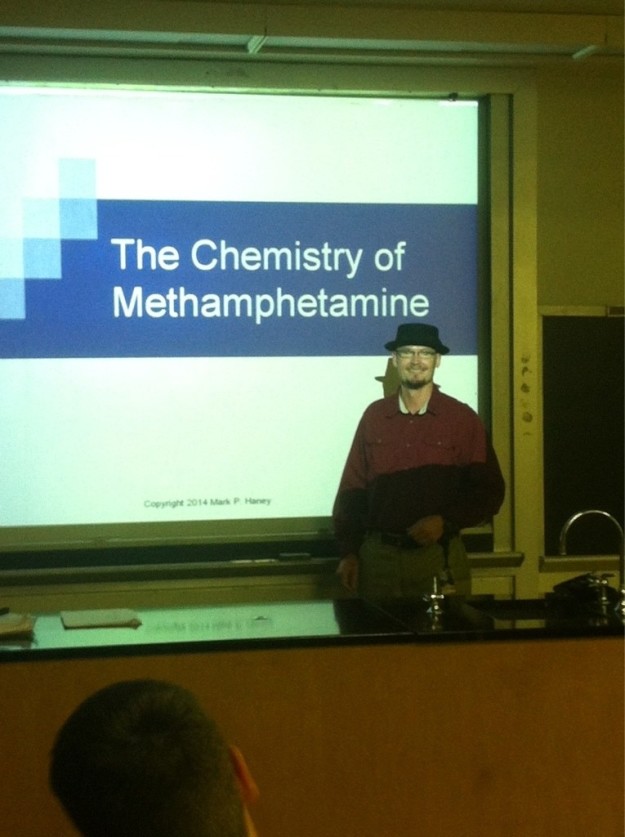And the professor who was really into Breaking Bad: