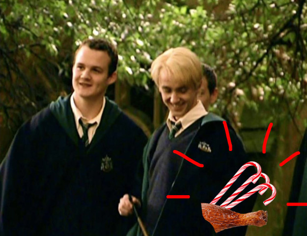 During the filming of Harry Potter and the Prisoner of Azkaban, the pockets of Tom Felton's Hogwarts cloak were sewn shut, because he kept trying to smuggle food onto the set.