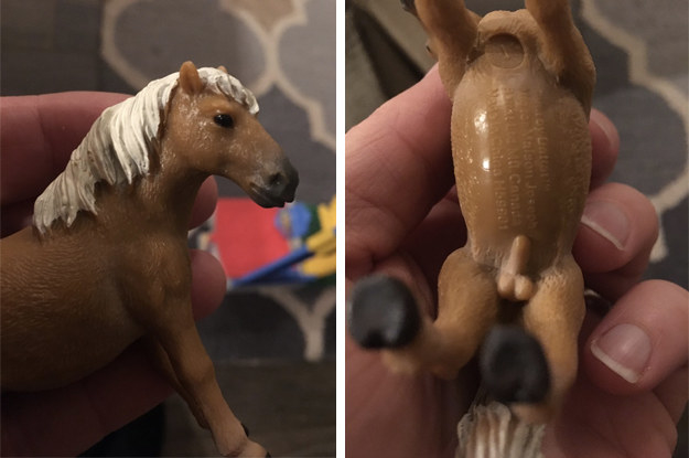 Good morning, how are you doing today? Would you like to see a toy horse with oddly anatomically correct genitalia? No, not particularly? Oops, too late, here it is.