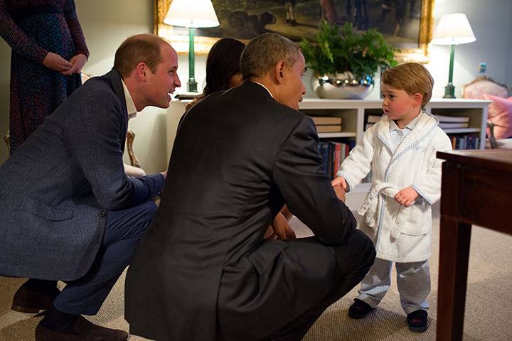 April 22, 2016: “Originally it was unclear whether I would be permitted to photograph the President meeting Prince George. But the night before, our advance team called and said they had gotten word from Kensington Palace that they would allow me access to make candid photographs during their visit. Afterwards, this photograph garnered the most attention but at the time all I could think was how the table at right was hindering my ability to be at the optimum angle for this moment.”