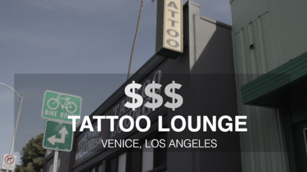 The first tattoo shop was "Tattoo Lounge" which has been in Venice, CA for 23 years. Ben decided he really wanted to compliment the moon tattoo he already has by sticking with a space theme. He also loves the book Peter Pan, so he chose to get the two stars that represent where Neverland is located.