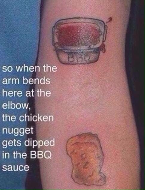 And the most delicious tattoo there is: