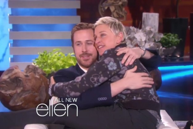 Ryan Gosling with Ellen: