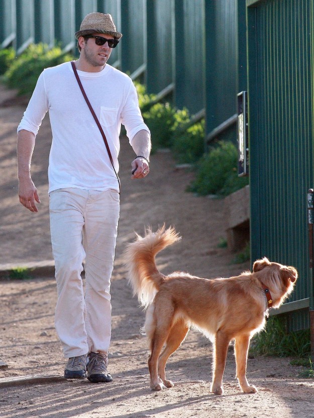 Ryan Reynolds and a dog: