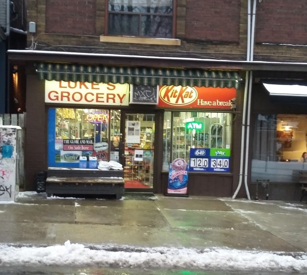 This is Luke's Grocery, a convenience store in Toronto owned by the Kim family. And they have a very nutty problem.