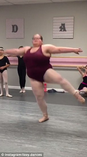 Amazng! The video sees the teen effortlessly does eleven fouettés in a row before ending the sequence with a series of pirouettes