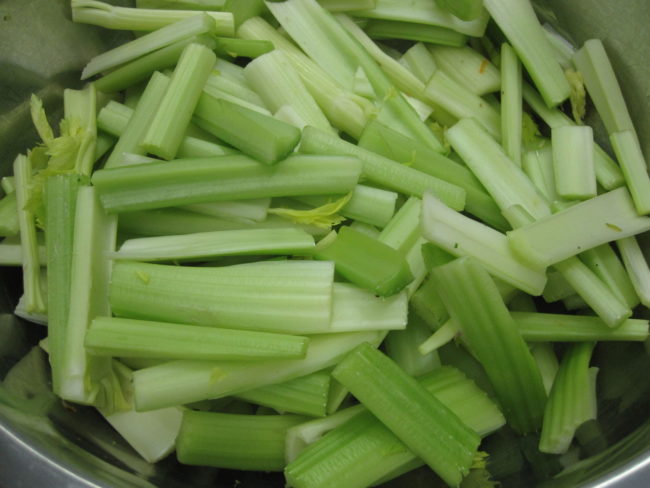 Celery has nitrates that can turn into carcinogenic (cancer-causing) nitrosamines after reheating in the microwave. 