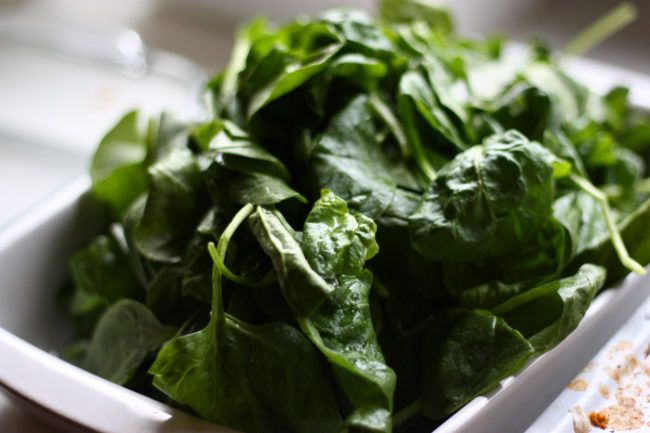 Just like celery, the nitrates in spinach can become dangerous after reheating in the microwave.