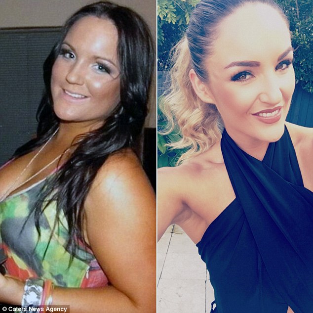 'After the shock of realising how much weight I had put on had worn off, it made me look at my party lifestyle and I realised I had actually let myself go,' she said.