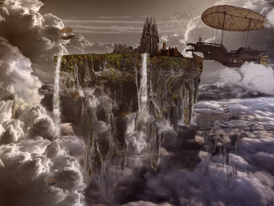 47134UNILAD imageoptim floating city pixabay Floating City Appears In Sky For Second Time In Two Years