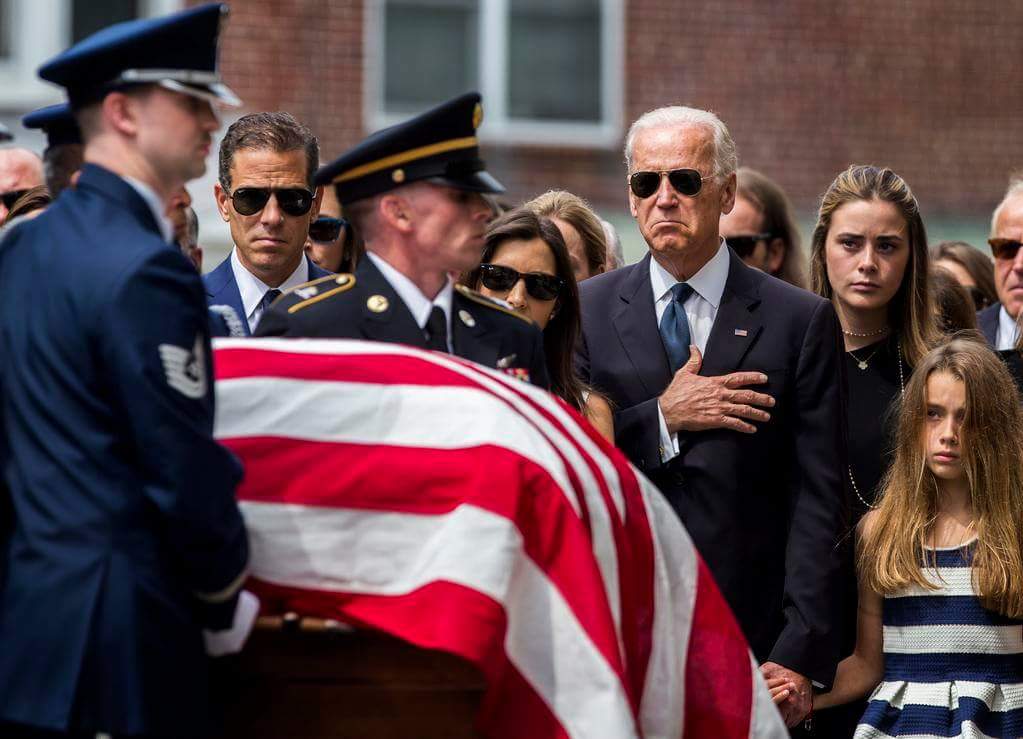 From the funeral of Beau Biden