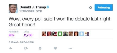 25664UNILAD imageoptim trump 2 Donald Trump Deletes One Of His First Tweets As President After Basic Spelling Error