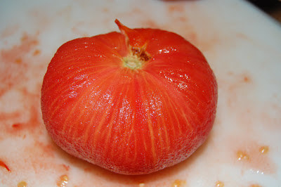 This peeled tomato:
