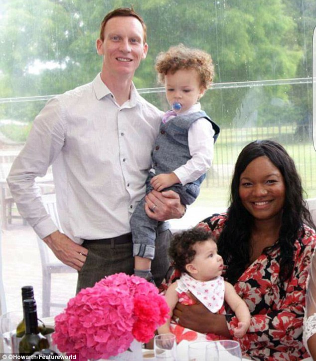 Catherine Howarth, who is of Nigerian hertiage, is believed to be the only black woman in the world to give birth to two white, blue-eyed children, the odds of which are millions-to-one