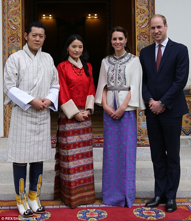 Meeting of the royals: Prince William and Catherine Duchess of Cambridge made a visit to Bhutan back in April