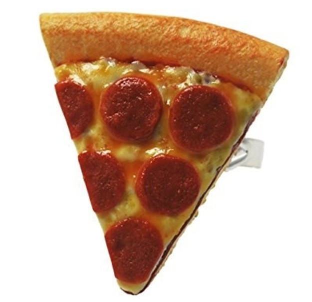 And the cheesiest of tokens, because nothing says they have a pizza your heart like a slice of pepperoni.