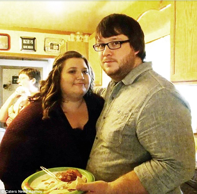 Lexi and Danny (pictured before) say that they don't feel deprived by their diet as they have been able to enjoy the foods they love in a healthier way