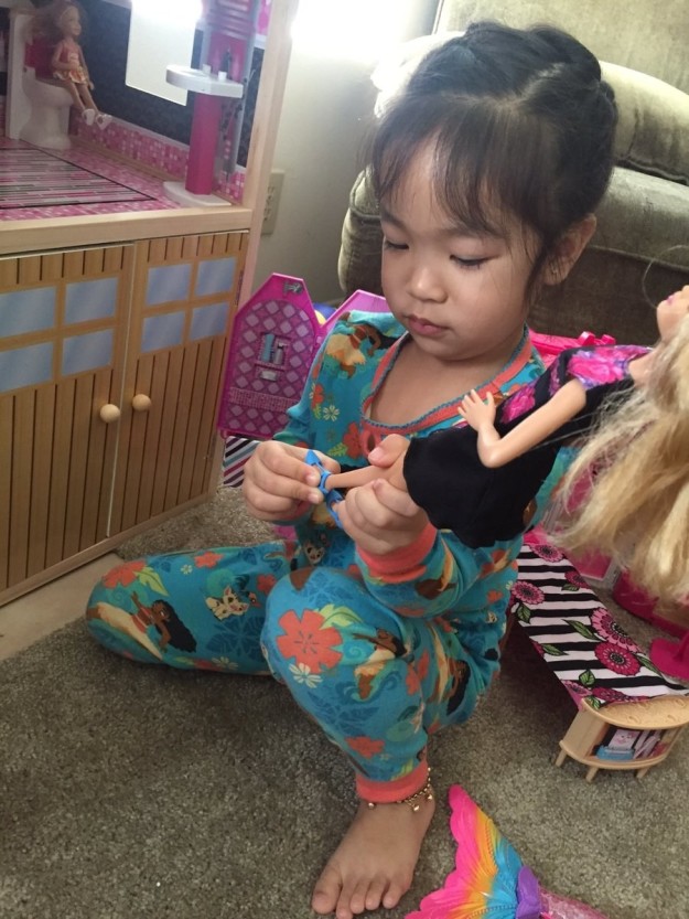 This is Korra Lam, a 4-year-old from Orange County, California.