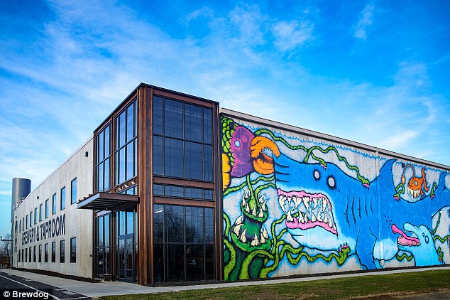 BrewDog is opening its first US base in Columbus, Ohio (above) on February 20 and will offer new hires there the perk 