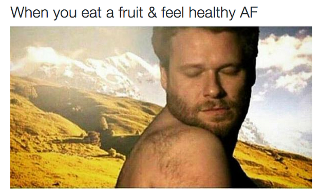 Ate one fruit and felt invincible: