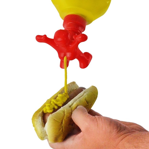 This bottle topper that gives you a nice steady stream on your condiments.
