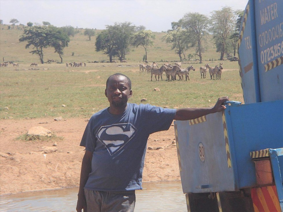 Regardless of funds, Mwalua will find a way to keep hydrating the animals of his homeland. Talk about a random act of kindness.