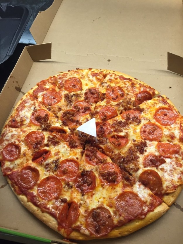 This pizza...