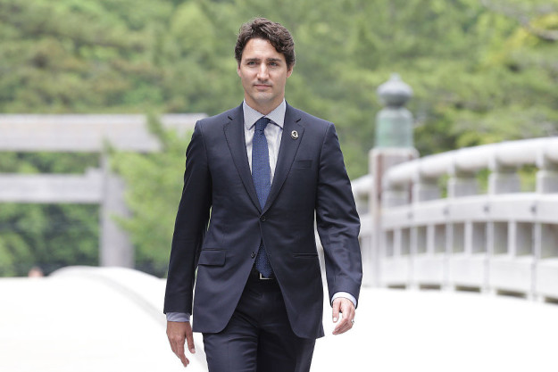 This man should not need an introduction, but for those of you who don't give a shit about politics, Justin Trudeau is the Canadian prime minister.