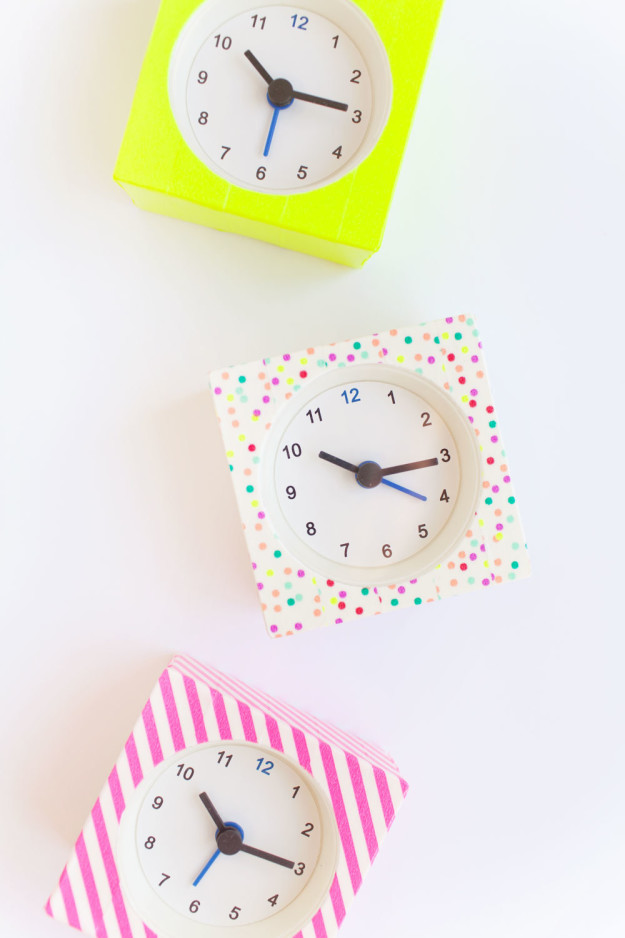 Personalize your Väckis alarm clock with washi tape.