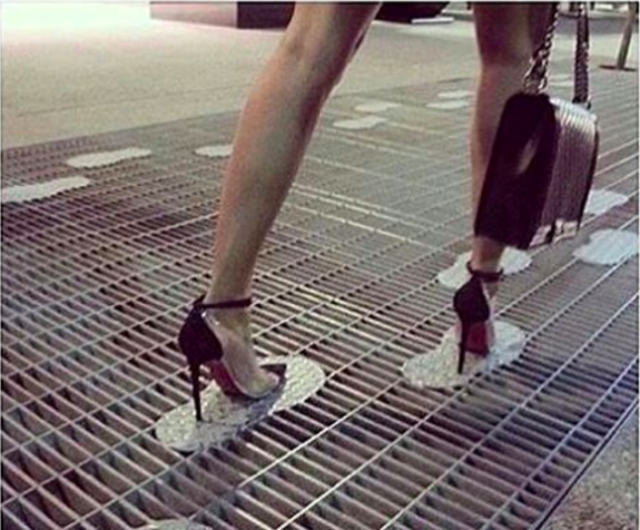 These city grates that save high-heel wearers a whole lot of trouble.
