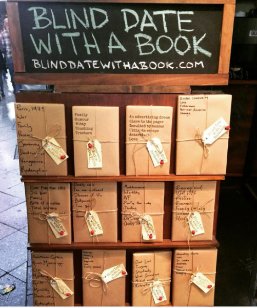 This bookshop's "blind date with a book" campaign that encourages you to try something new (and not judge a book by its cover).