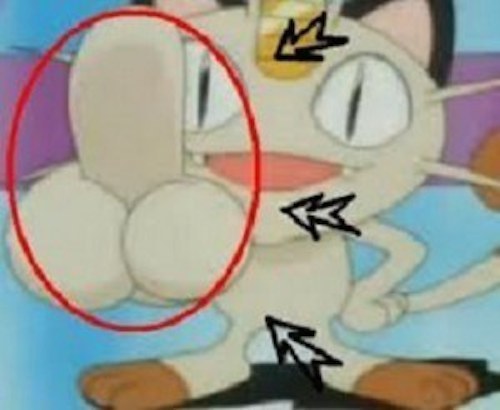 Wow, Meowth. Keep it in your pants.