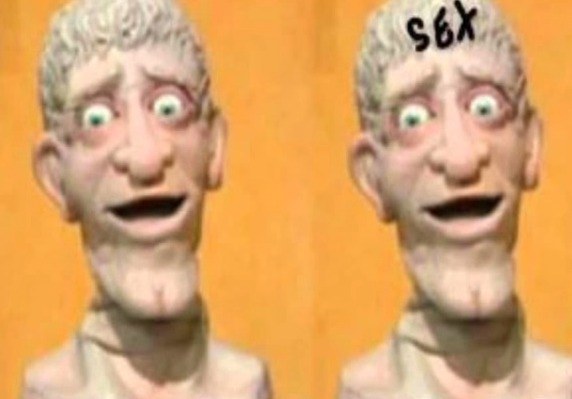 And finally there's our buddy Head from Art Attack! He always seemed creepy and now I understand why: