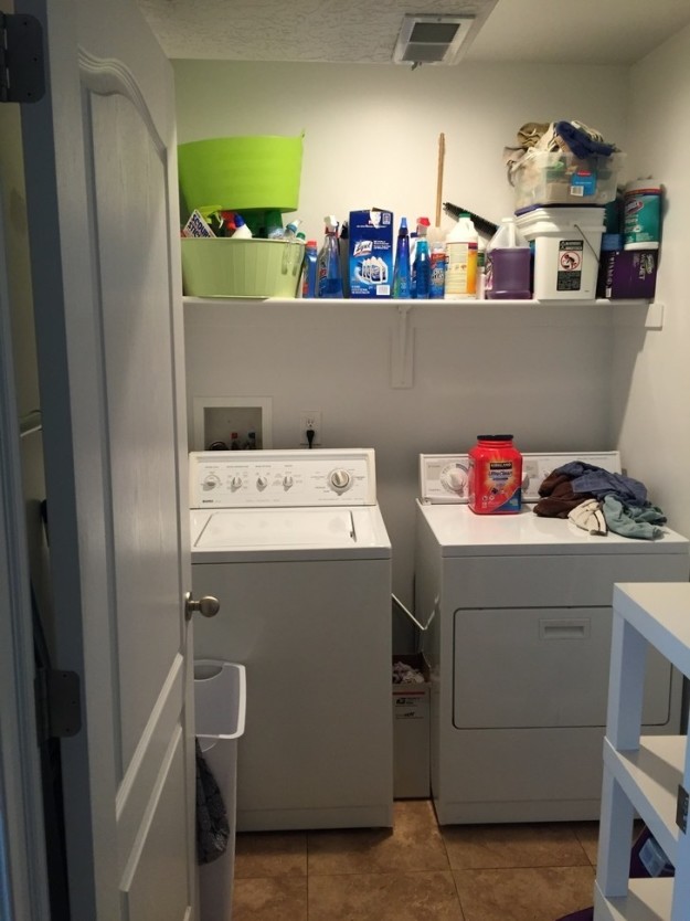 This very standard laundry room...