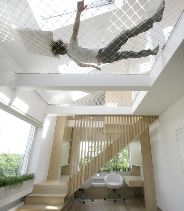 Or stay home and take a load off in this totally comfortable, not-dangerous-at-all hammock.
