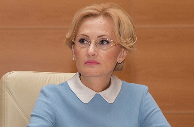 MP Irina Yarovaya (pictured) called such incitement to death as the 'remote manipulation of the human consciousness' and said existing laws were inadequate.